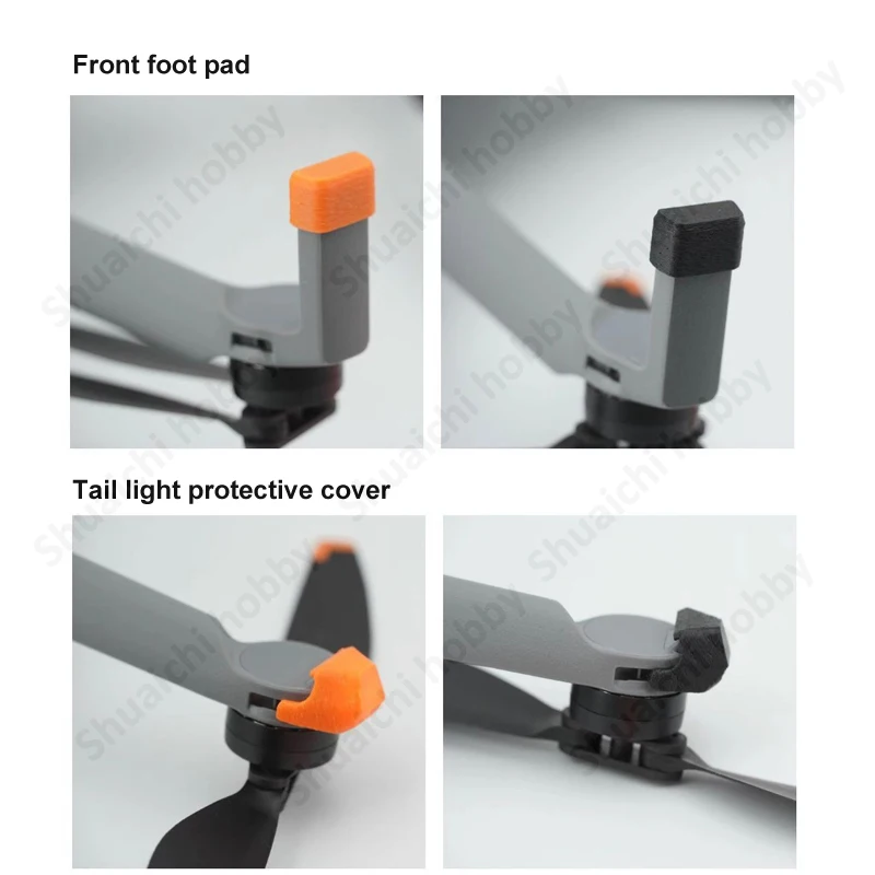 Housse de protection pour feu arrière, coussinet de pied, assemblage rapide, protecteur de train d'atterrissage, trépied, pièces Anti-usure pour Drone DJI MINI 5 PRO RC