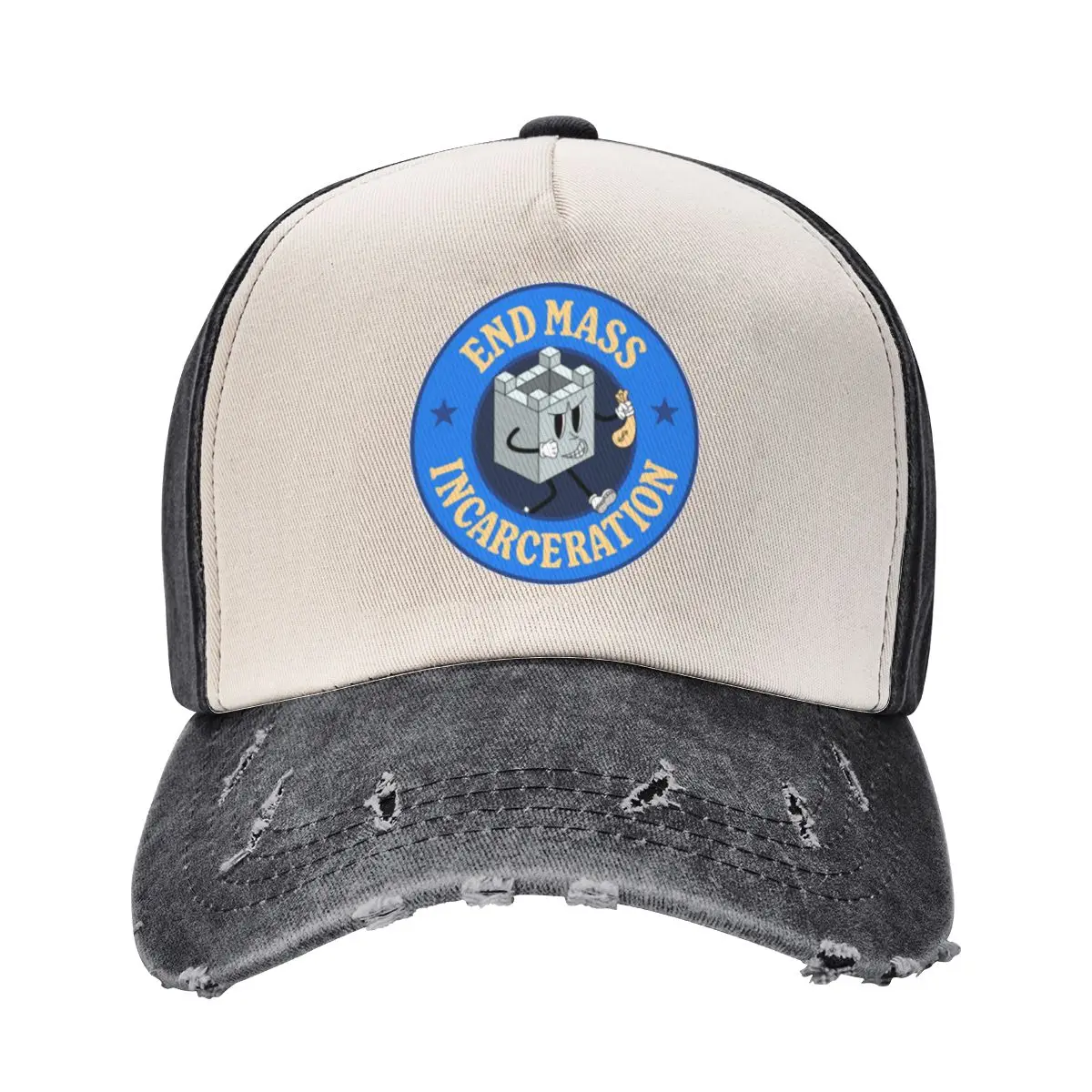 

End Mass Incarceration Baseball Cap funny hat Custom Cap party Hat Men Caps Women's