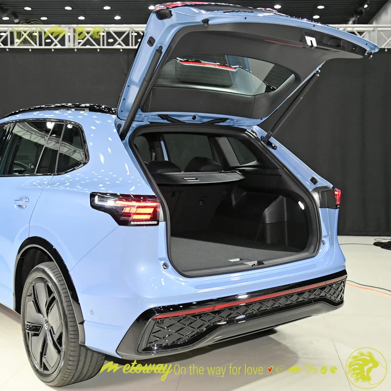 Keset bagasi mobil cocok kustom untuk VW t-roc X 2009-2024 alas kargo hitam semua musim tikar bagasi berbentuk Laser 3D liner bagasi