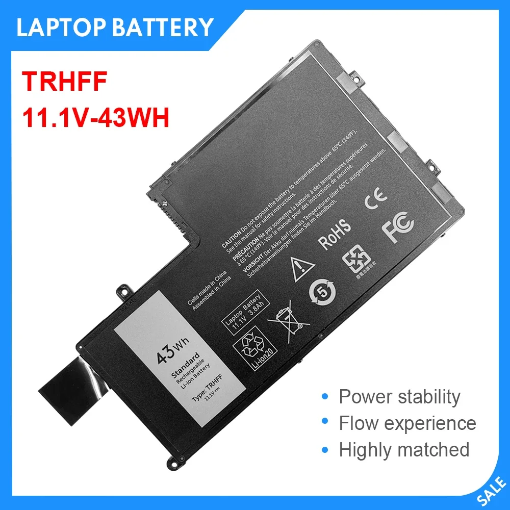 

Новый аккумулятор для ноутбука TRHFF для DELL Inspiron 5547 5545 5548 5447 5445 5448 14-5447 15-5547 3450 3550 1V2F6 01V2F