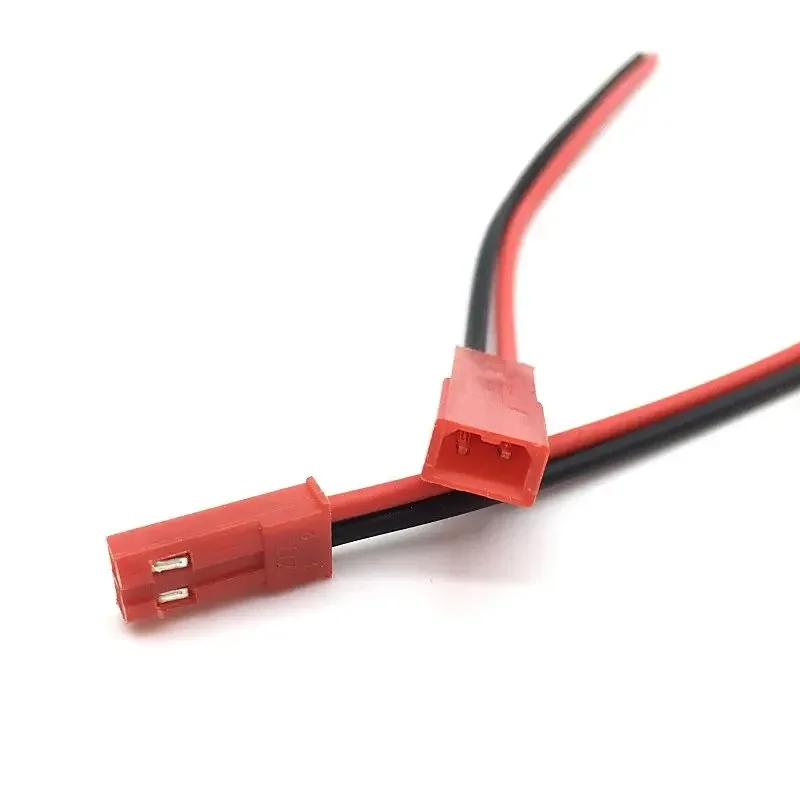 20pcs DIY JST Plug Cable 2-Pin Male And Female Connector Terminals for Electronic Projects