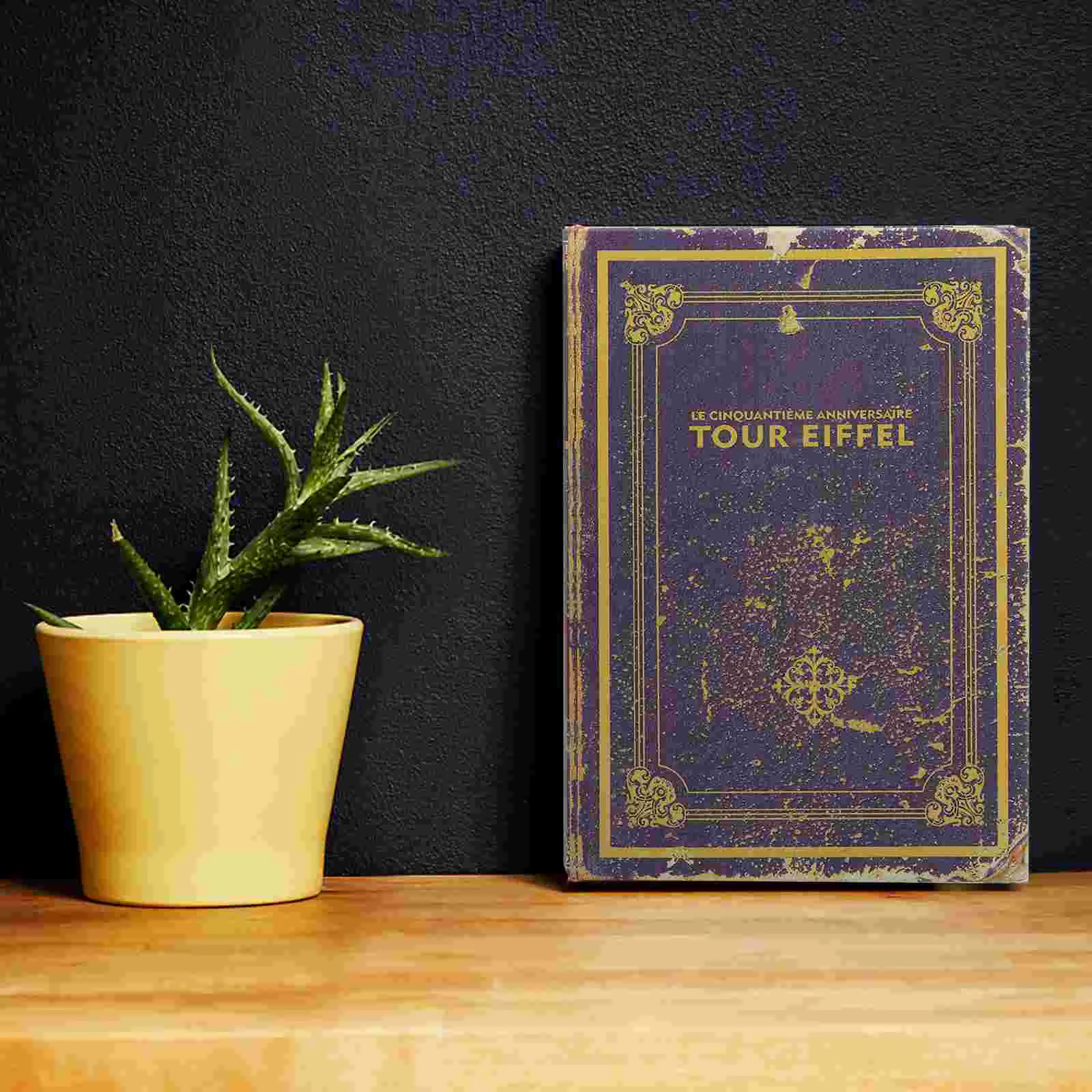 

Vintage Fake Book Decoration Simulation Book Ornament Handicraft Decoration Crafts Ornaments Book Bible Storage Wooden Box