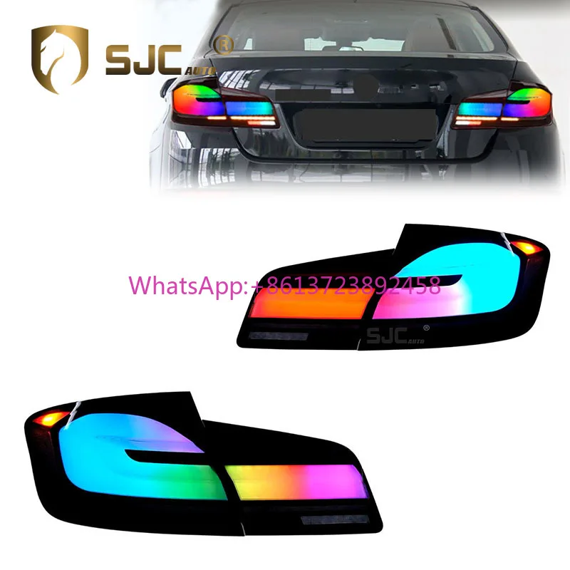 

Upgrade Auto Parts for BMW 5 Series F10 F18 RGB Taillights 2011-2017 High Quality M5 GRB Colorful Rear Light Assembly