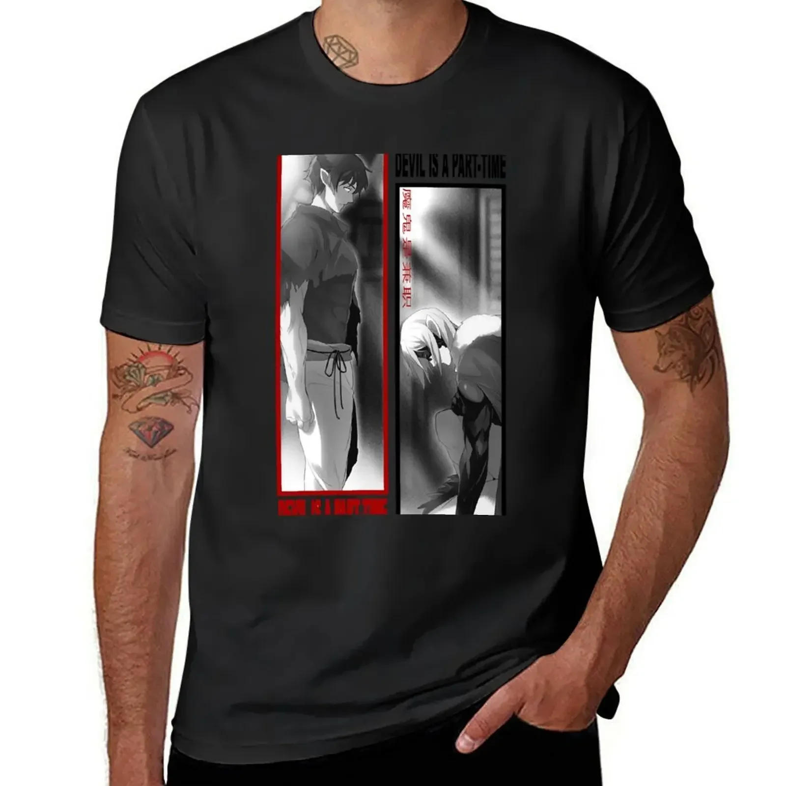 

SHIROU ASHIYA DEVIL IS A PART TIME T-Shirt aesthetic clothes quick-drying baggy shirts men graphic t shirts