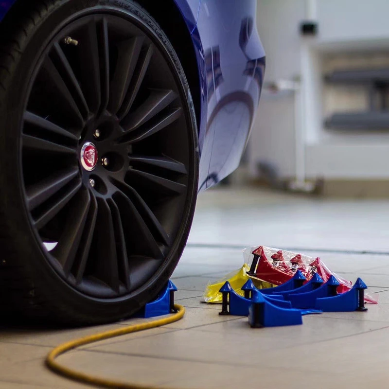 1pc Auto waschen reifen anti wicklung gerät auto reifen blockierung gerät führungsrohr anti jamming gerät schönheit werkzeug Rim Care