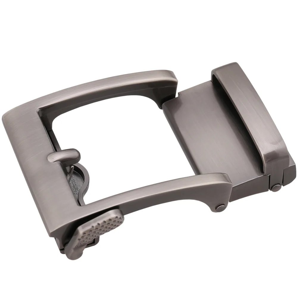 Sabuk Pria Kulit Asli Model Otomatis dengan Gesper 3.5cm, Sabuk Pria Autentik, Sabuk Trendi, Ceinture Desainer Fashion