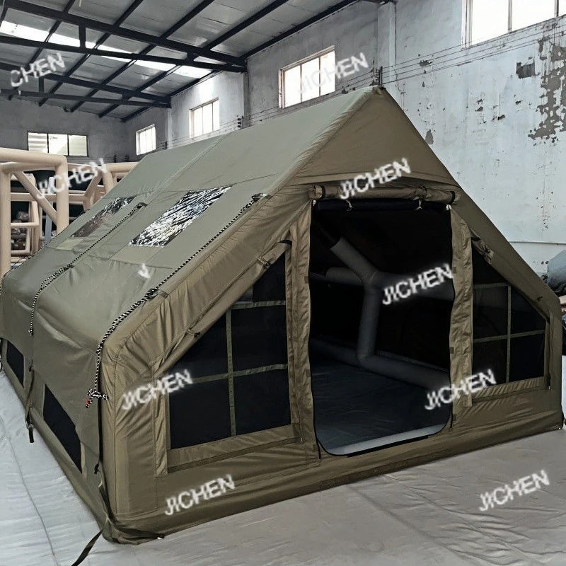 

Oxford-stof Udendørs Telt Oppusteligt Familietelt Bærbart Foldbart Vandtæt Solskærm Sheltertelt Kræver Ingen Opsætning Camping