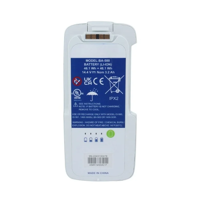 14.4V 3200mAh Monitor Battery BA-500 for Inogen OxyGOnext IO-500 1400-3010-8 Portable Oxygen Concentrator Replacement Battery
