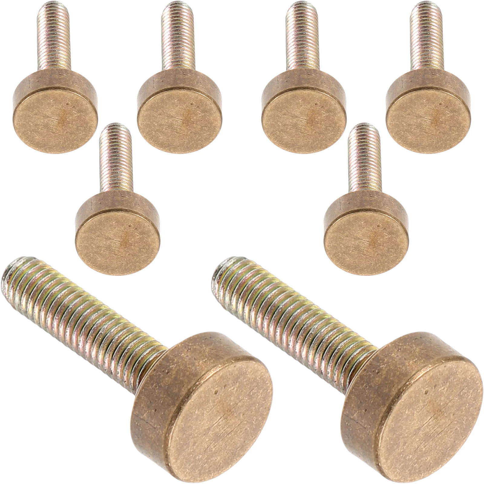 

8 pcs Glass Mirror Decorative Furniture Mirror Screw Caps Nails Mounting Fixing Brass Screws Hardware Fixing Screws