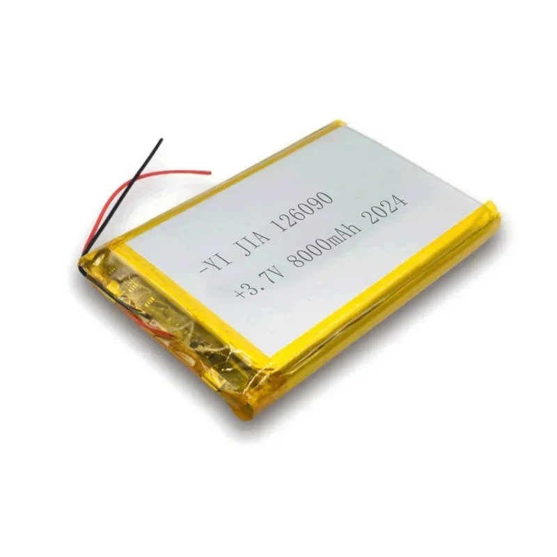 126090 Rechargeable Charging Lithium Batteries 8000mAh Lithium Polymer Battery Cell 3.7V For Power Bank 126090