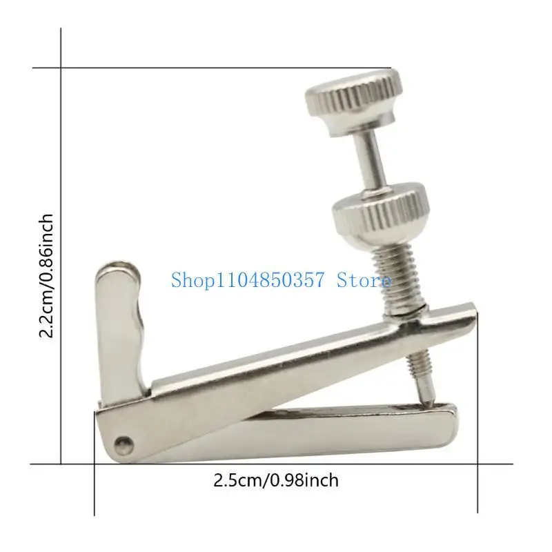 5asd 4 قطعة الكمان غرامة موالف سلسلة معدنية سبينر كمان سلسلة الضابط سبينر الوترية أداة الملحقات دائم #6