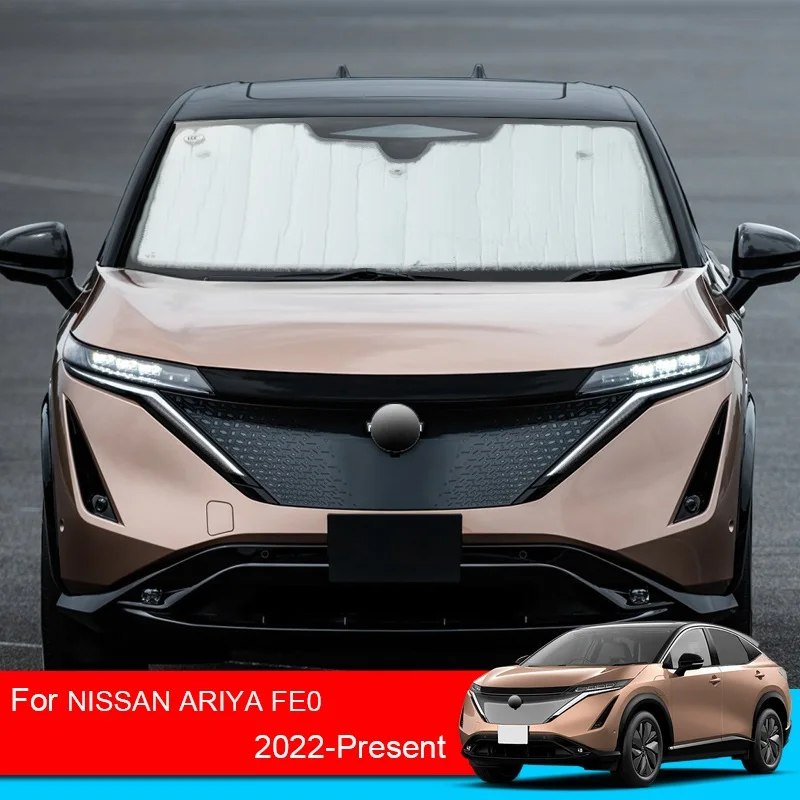 For Nissan ARIYA FE0 2022-2025 Car Sunshades UV Protection Cover Side Window Curtain Sun Shade Visor Mat Windshield Accessory