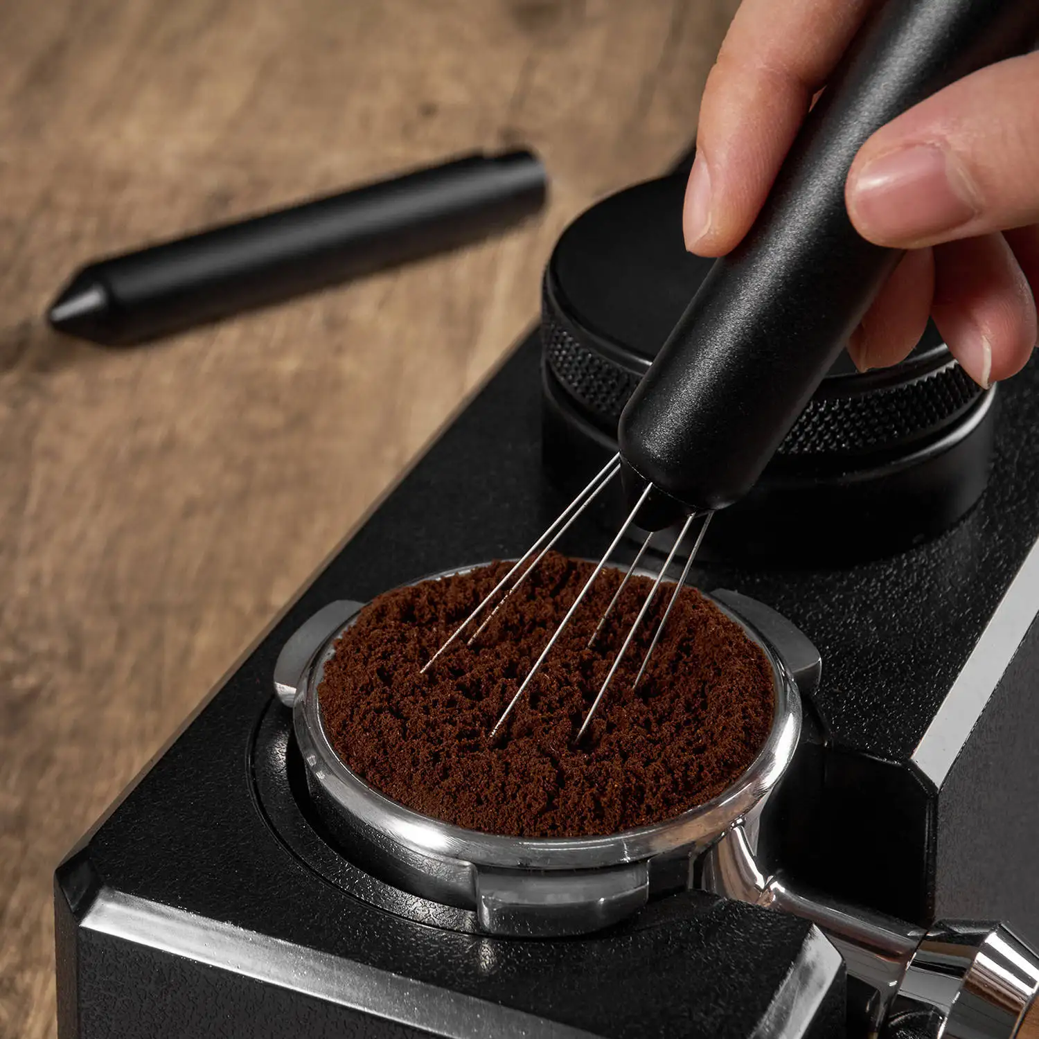 Portable Retractable Espresso WDT Tool with Needles
