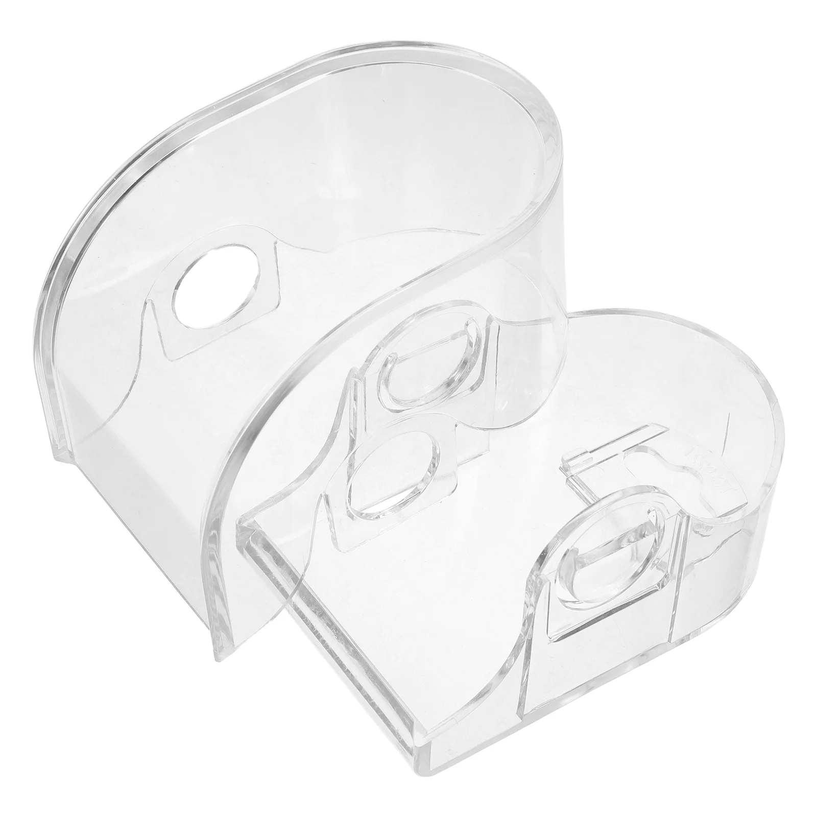 

Transparent Square Box Hanging Hole White Acrylic Watch Storage ganizer Packaging Storage Display ganizer Watch Box