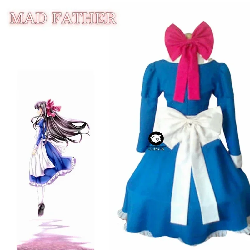 Anime Mad Father Aya Drevis Dress Cosplay Costume Halloween Uniform Outfit Custom Size MN5