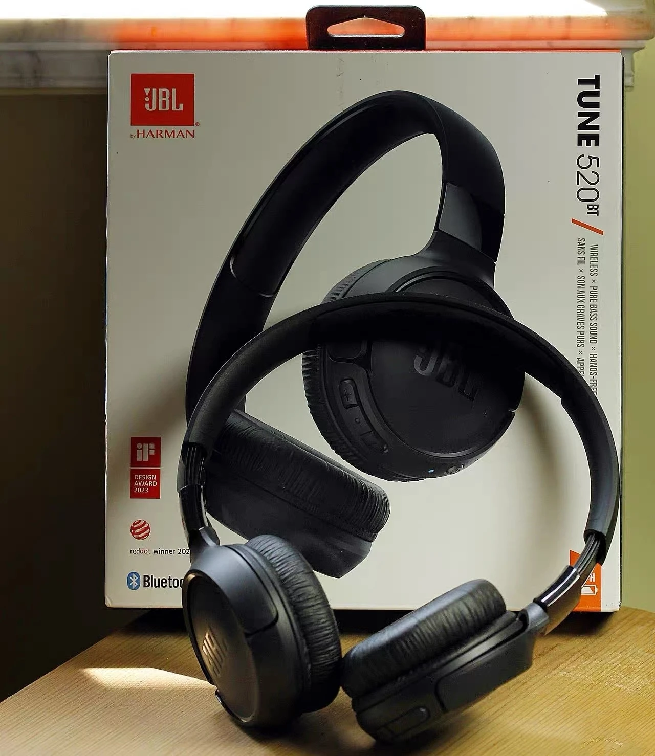 

JBL Tune 520BT 100% Original Wireless Bluetooth 5.3 Headphone Multi-Point Connection Headset Support Siri Goole Assistant