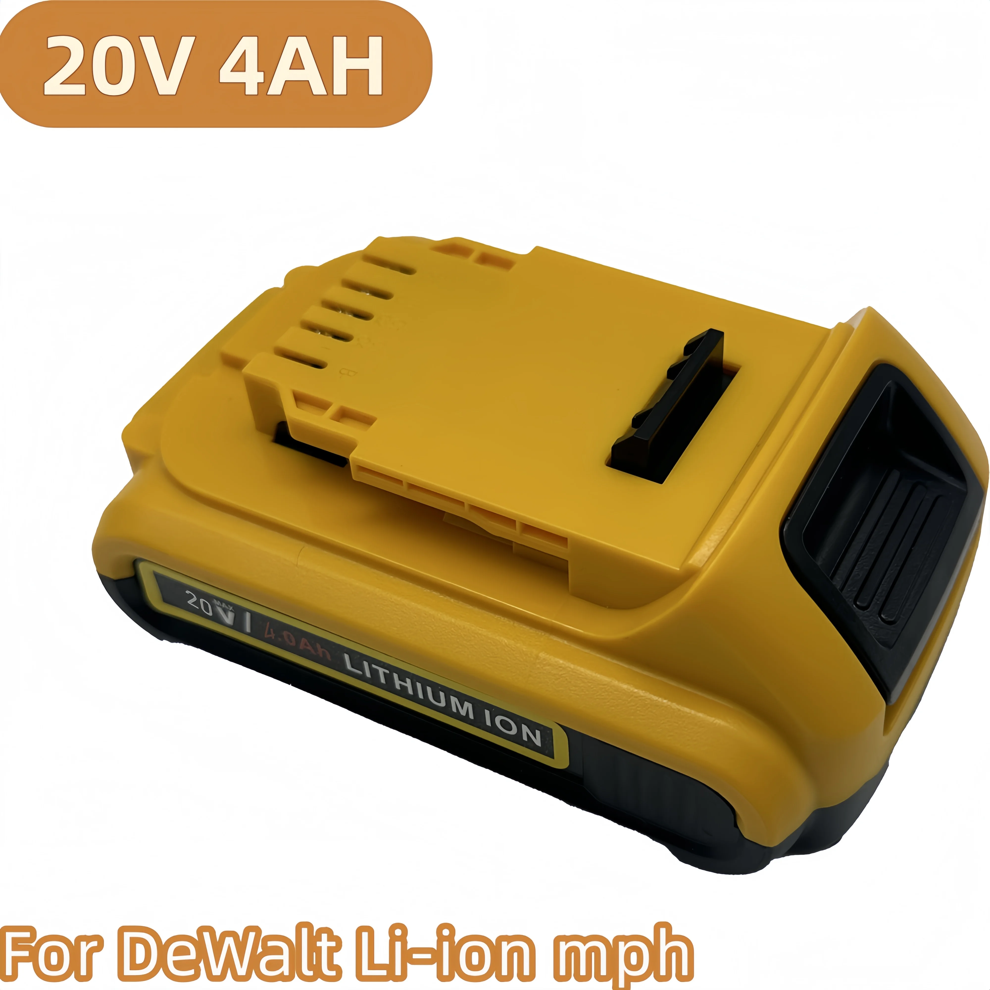 

20V 4AH battery For DeWalt 20V Battery 21700 DCB204 Replacement Battery Compatible With For Dewalt 18V/20V Tools Batter
