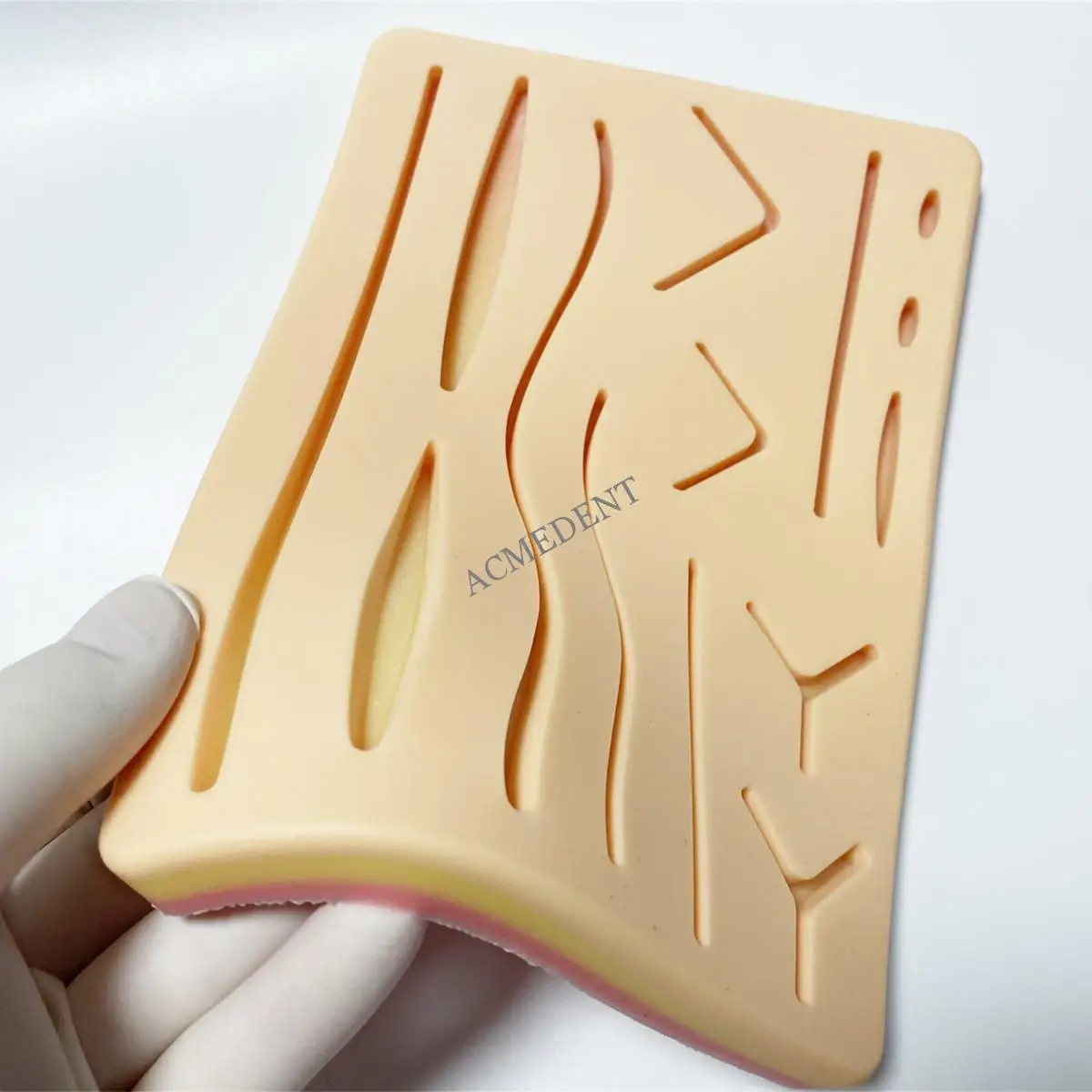 

Dental Skin Suture Pad Human Traumatic Skin Model Suturing Training Pad For Doctor Nurse Student Practice Model