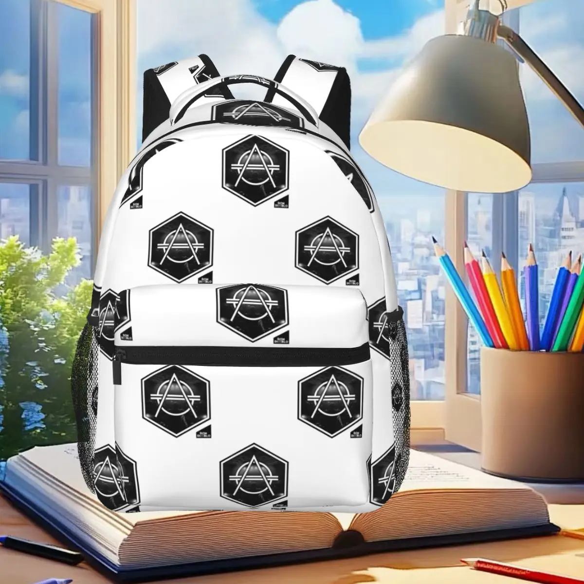 

Don Diablo Backpack Student Boys Girls BookBag Kids School Bag Computer Shoulder Bags for Men Women