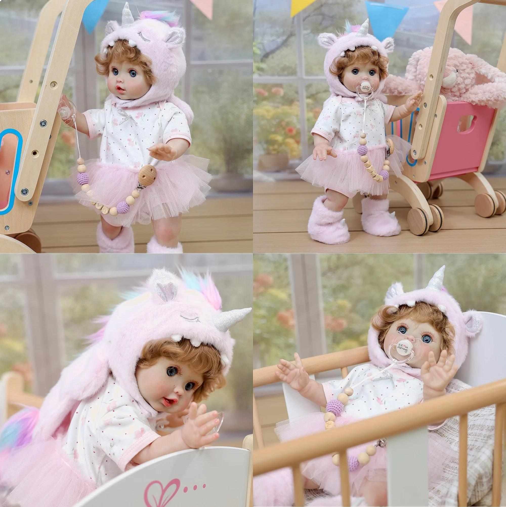 

Lifelike Reborn Baby Doll Soft Silicone Realistic Toddler Doll Toy Gift for Kids