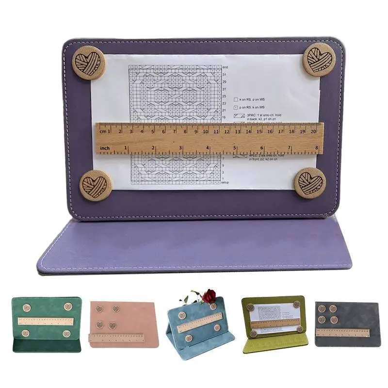 Foldable Portable Magnetic Knitting Chart Crochet Chart Holder Crochet Pattern Chart Keeper Easy To Use Keeper For Knitting