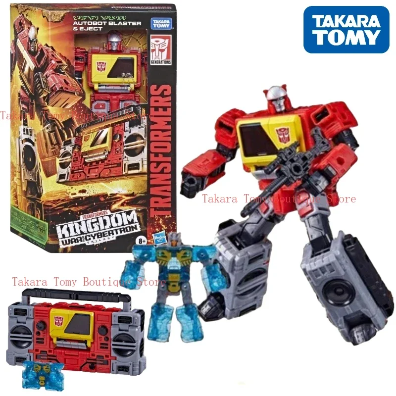 In Stock Takara Tomy Transformers Toys War for Cybertron:Kingdom WFC-K44 Blaster Eject Action Figures Autobots Hobbies Gifts