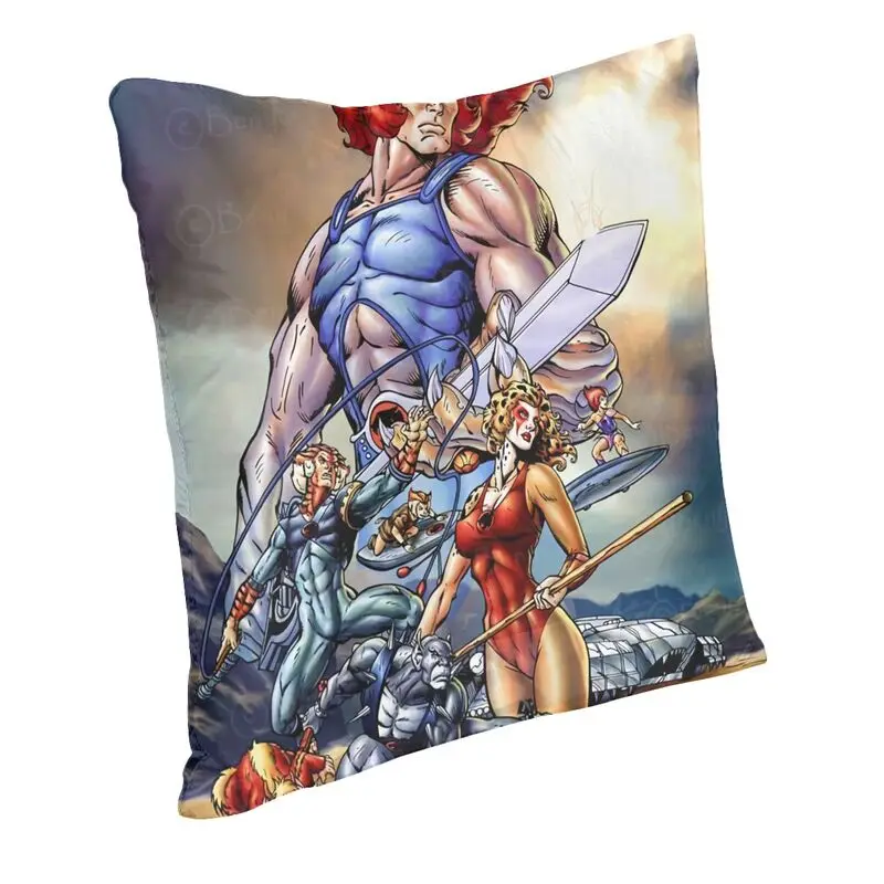 Fashion ThunderCats Throw Pillow Case Decoration Custom Square Anime Anime Tv Cushion Cover 40x40cm Pillowcover for Living Room