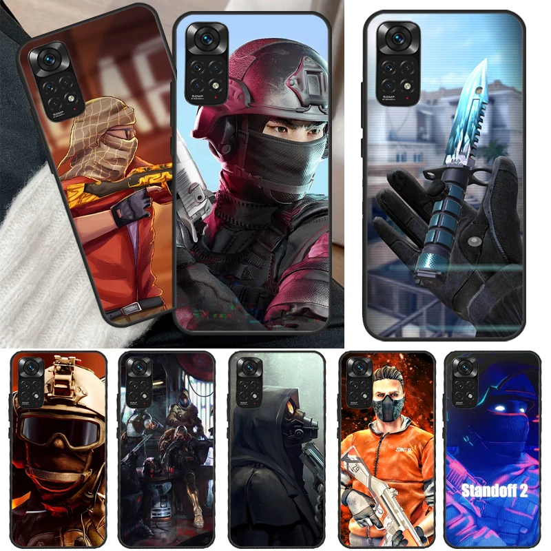 Hot Game STANDOFF-2 Case For Xiaomi Redmi Note 12 10 9 8 11 Pro Note 12S 11S 10S 9S 8T 9C 10A 10C 12C Coque