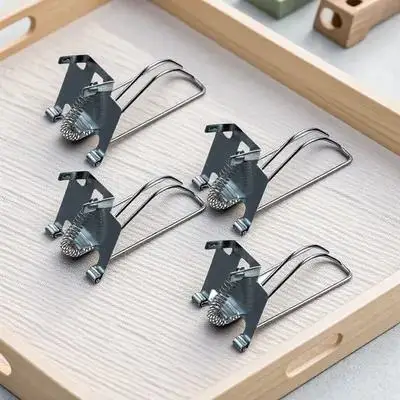 

4 Pcs Drawer Cashier Box Clip Organizer Register Supply Silver Registers Accessories Parts