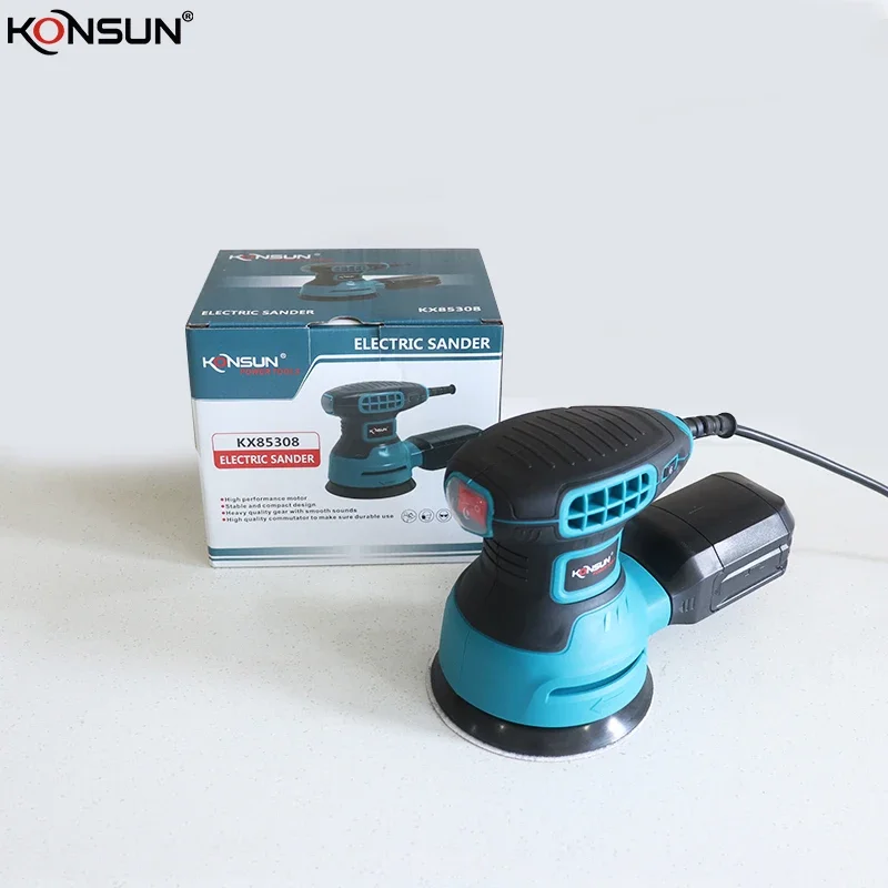 KONSUN 300w 125mm Portable Electric Speed Random Orbital Sander Electric Sander