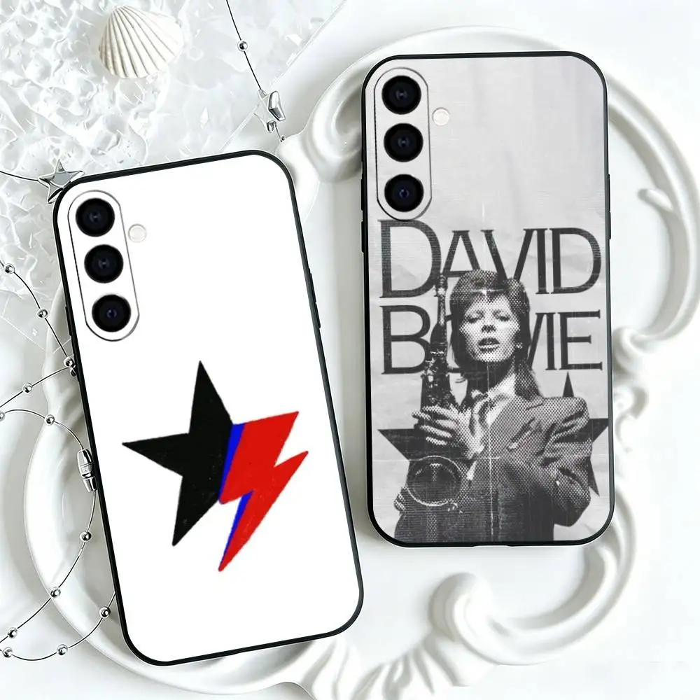 Rock musician David Bowie  Phone Case For Samsung Galaxy A73,A72,A71,A70,A53,A52,A51,Others Soft Black Cover