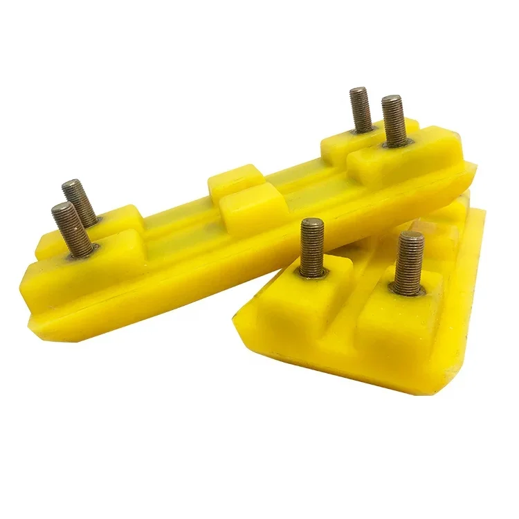 Bolt-on & Clip-on Rubber Track Pads Undercarriage Parts For Wirtgen Road Milling Machine Spare Parts