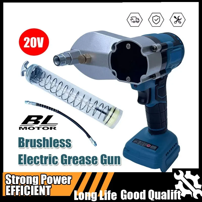 حار صالح ماكيتا فرش الشحوم الكهربائية بندقية أداة ل 20 فولت بطارية ارتفاع ضغط زيت التشحيم حاقن آلة الشحوم البنادق #1