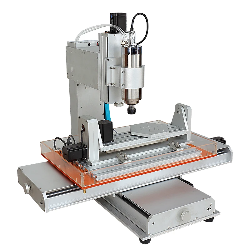 Desktop HY 6040 5 axis mini CNC router Engraving Milling Drilling machine With 2200W Spindle