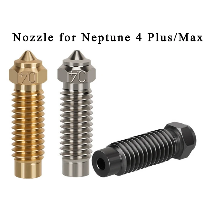 

Латунные закаленные стальные хромированные циркониевые медные насадки с одним отверстием для аксессуаров для 3D-принтеров Neptune4 Plus/4Max