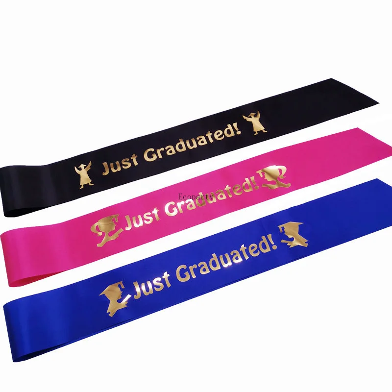 

Just Graduated Graduation Season Series Shoulder Belt birthday Party Etiquette Belt