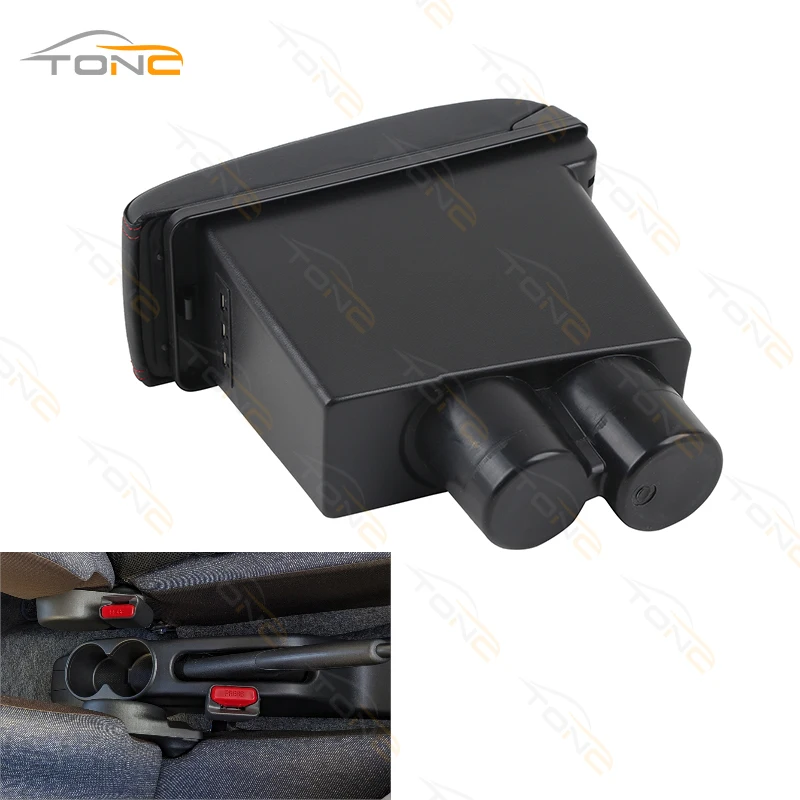 For Suzuki Alto armrest box accessories car armrest with usb charging strorage box car-styling center console Auto Accessories