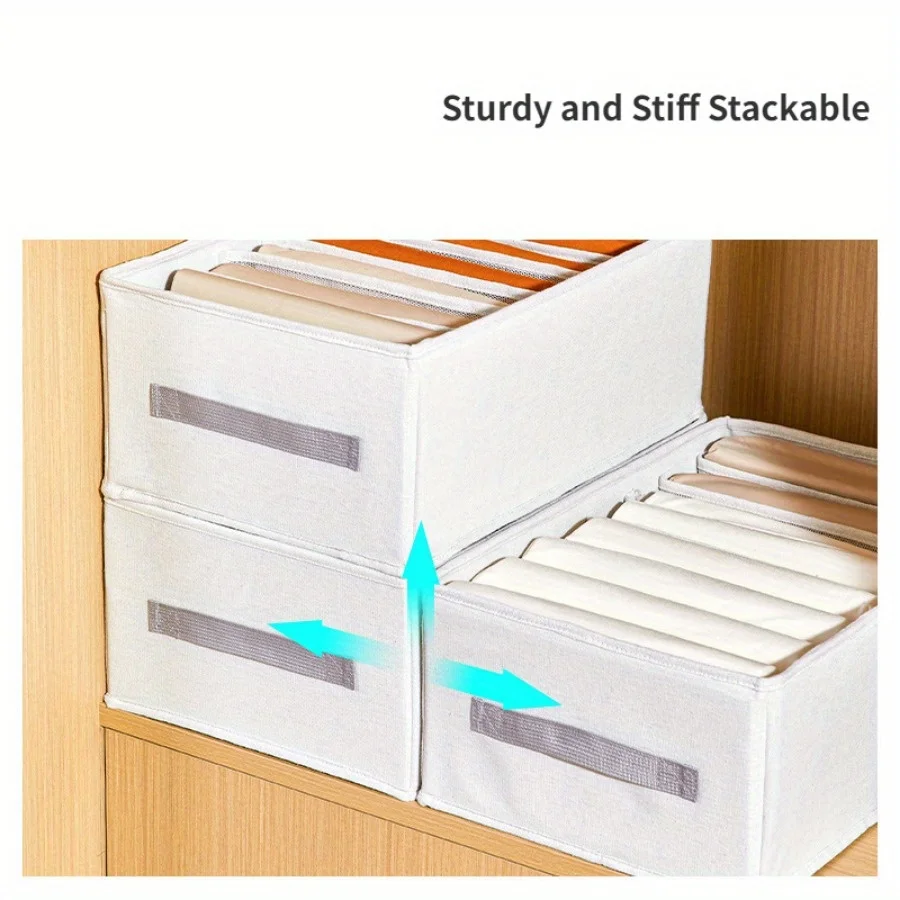 Clothes Storage Box Household Storage Box Layered Trousers Organiser God Large Capacity Clothing Storage Box