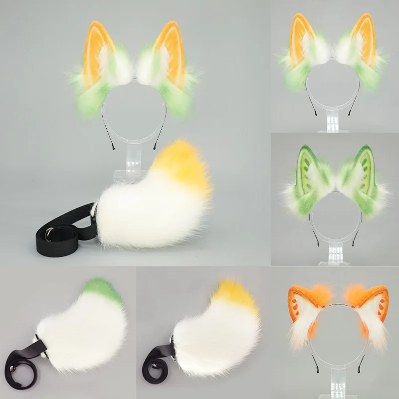Filles en peluche longue oreille de lapin bandes de cheveux chapeaux bandeau robe Accesorios femmes fille Cosplay Lolita Cosplay accessoires de cheveux