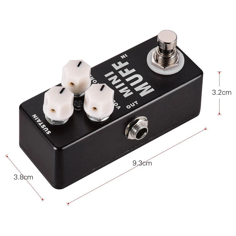 MOSKY Mini Muff Fuzz Distortion Electric Guitar Effect Pedal