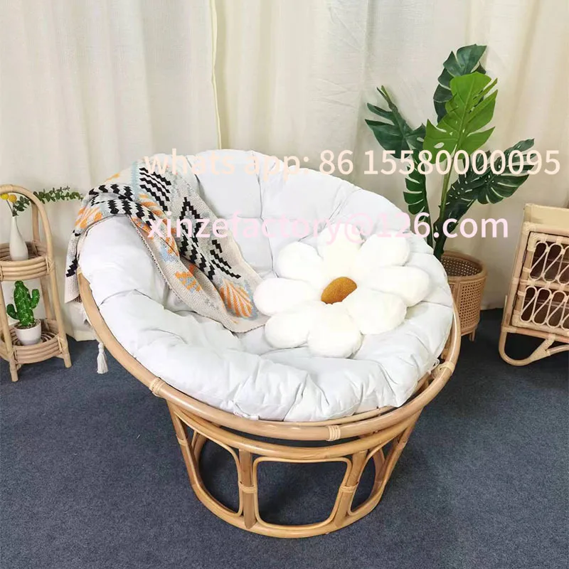

Customizable Nordic natural rattan chair leisure