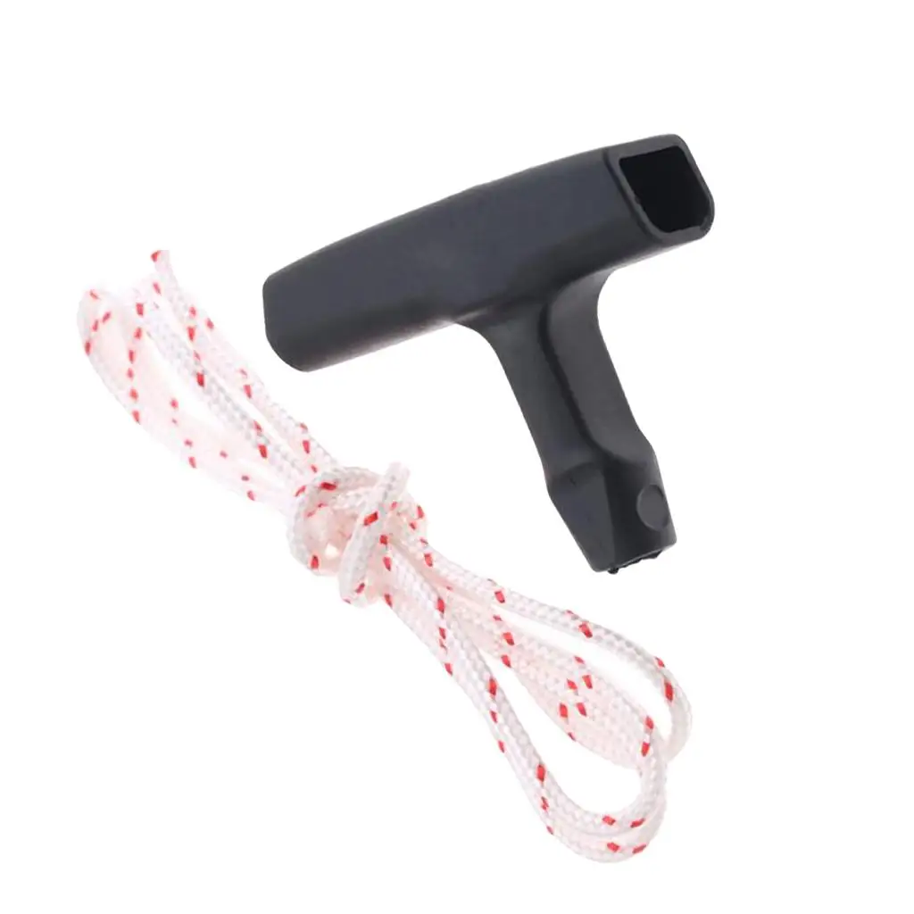 Gardening Tool Starter Handle with Pull Cord Rope Metal Replacement Part for FS120 FS250