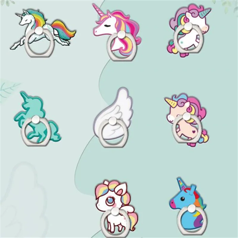 

Держатель Pegasus в виде единорога для телефона, металлический кольцо-держатель для телефона, подставка для Iphone 14, 15, подходит для всех телефонов