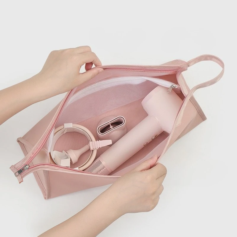 Hair Dryer Storage Bag Large Capacity Portable Organizer for Dryer Nozzle Curling Iron Travel