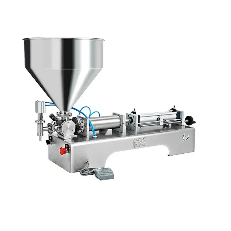 

Junmin Small Semi-automatic Liquid Water Bottle Cream Pneumatic Filler Paste Honey Shampoo Filling Machine