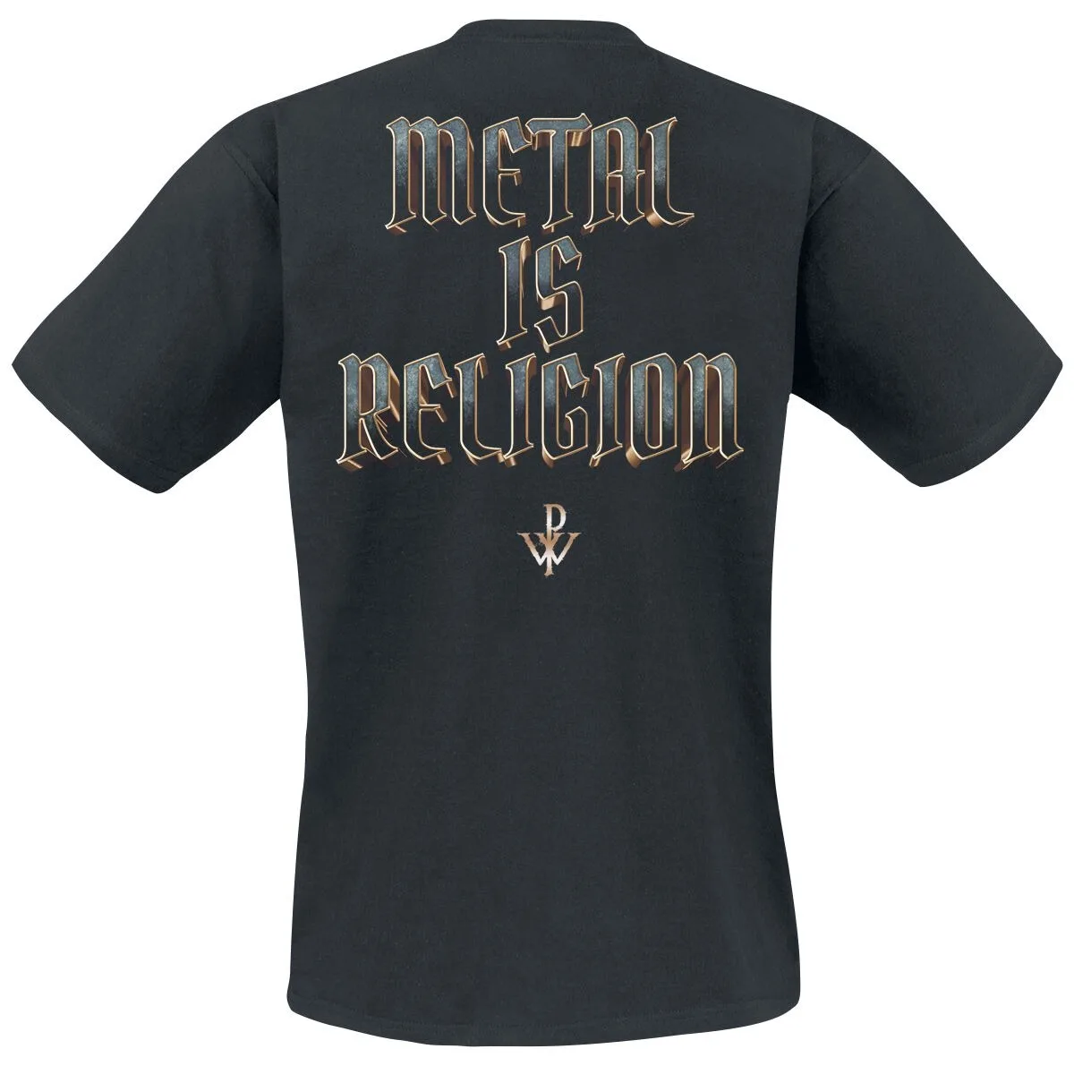 Powerwolf Metal Is Religion Unisex T-shirt, Gothic Church Werewolf Print, Heavy Metal Rock Band Casual Tee