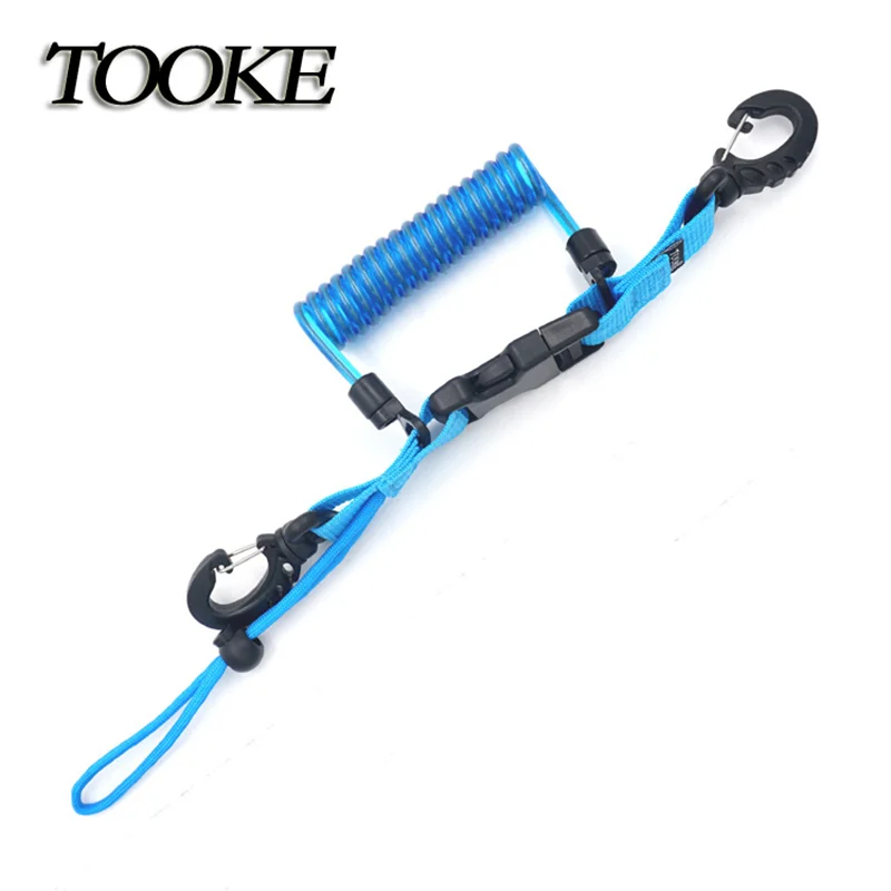 الغوص سنابي لفائف الينابيع كاميرا الحبل دوامة مع حلقة الغوص ل الإسكان تحت الماء مصباح يدوي الشعلة