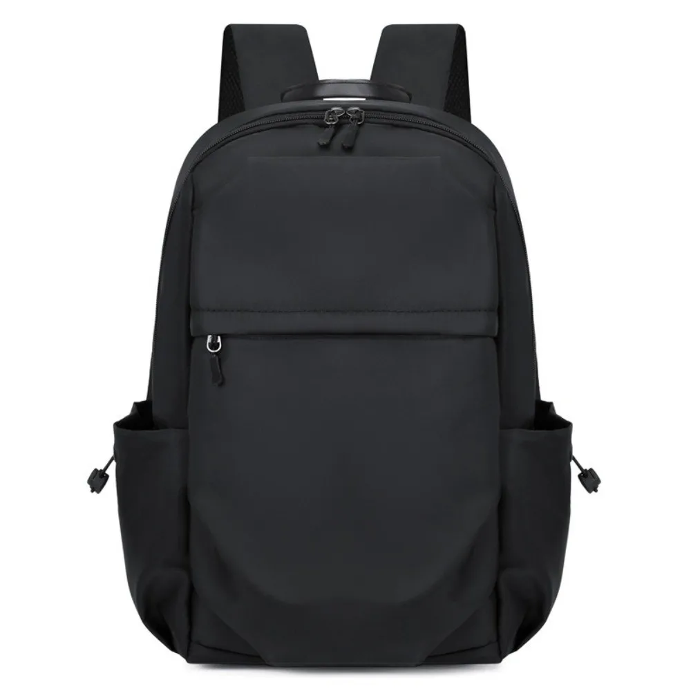 

Solid Color Men Backpack Large Capacity Multifunctional Student School Bag Lightweight Waterproof Oxford Cloth Backpack Travel