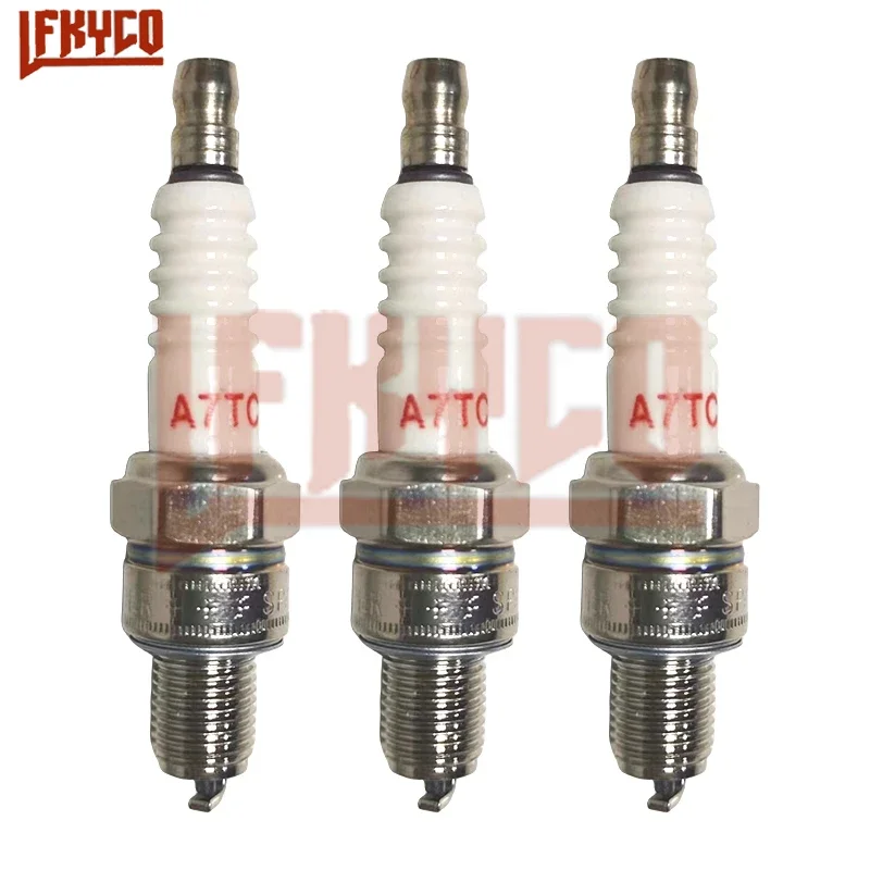 High-performance 1/2/4PCS Spark Plug A7TC for Moped Scooter Quad Kart GY6 50CC 80CC 125CC 150CC Tao Tao Jonway ATV Dirt Pit Bike