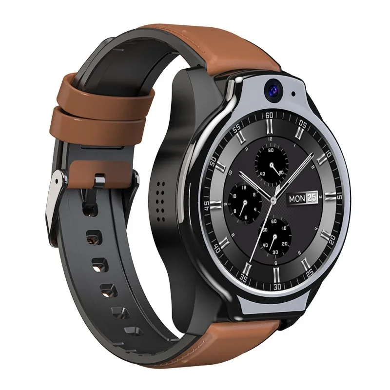 4G LTE Android S10 1600mAh  5ATM Water Resistant Smart Watch Swimming  Snorkeling Android  SIM 13MP Camera GPS 32G Smartwatch